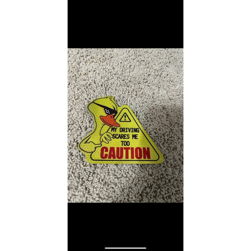 SuperKaKa New Driver Magnet for Car Bumper Please Be Patient Student Driver Refl